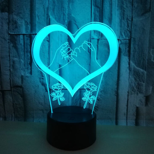 3D LOVE Night Lamp